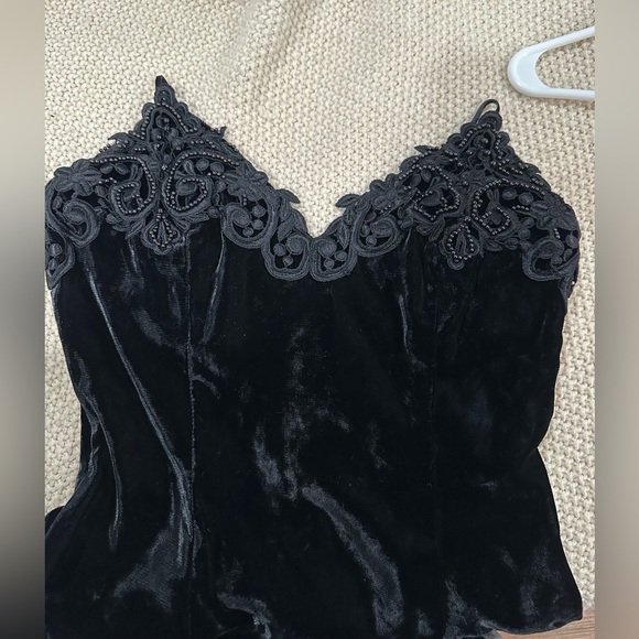 Jessica Mc Clintock vintage Elegant Black Evening Gown - Picture 2 of 10